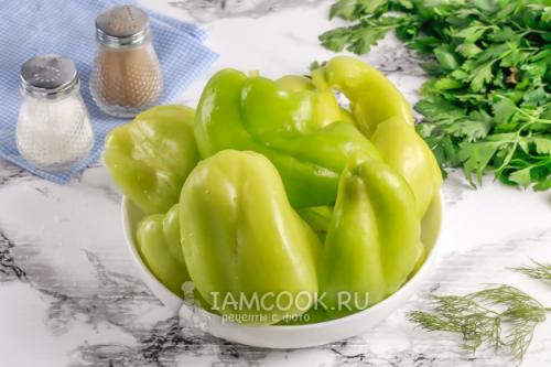 Борщ из недозрелых болгарских перцев Борщ из недозрелых болгарских перцев