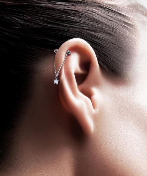 Сколько заживает прокол хряща уха. Прокалывание мочки или хряща уха 02