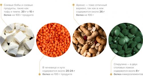 Можно ли принимать протеин с другими продуктами для похудения. Протеины, содержащиеся в продуктах питания