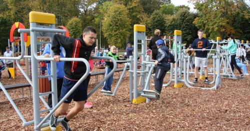 Комплекс уличных тренажеров. Польза и преимущества тренажеров