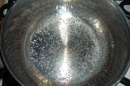 Манная каша на воде. Этапы приготовления: