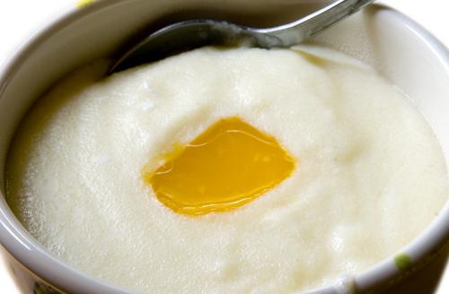 Манная каша на воде. Этапы приготовления: