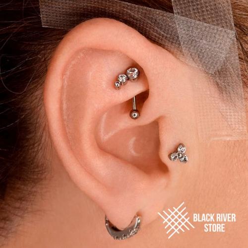 Прокол хеликс заживление. Пирсинг уха