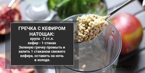 Гречка с кефиром по утрам рецепт. Гречка с кефиром утром натощак – польза и вред