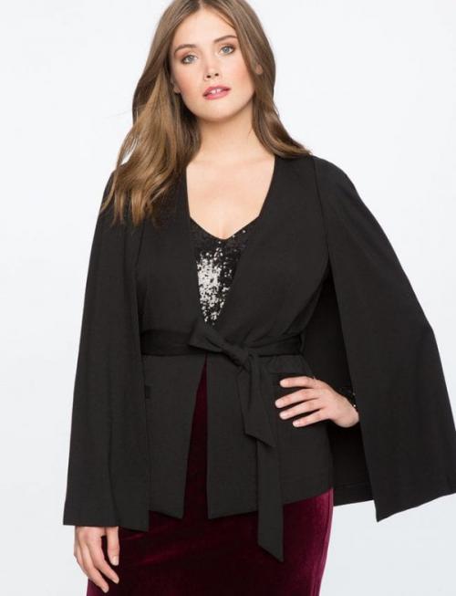 Модели женских пиджаков для полных. Модные жакеты для полных женщин